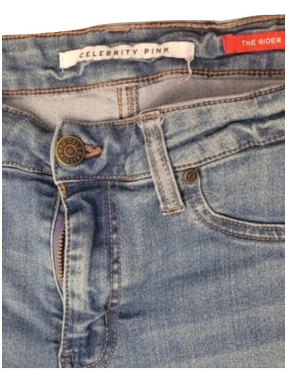 Celebrity Pink Light Wash High-Rise Jeans